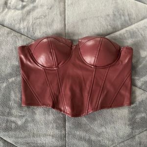 Sexy bustier top with stretch. Size Large. NWT